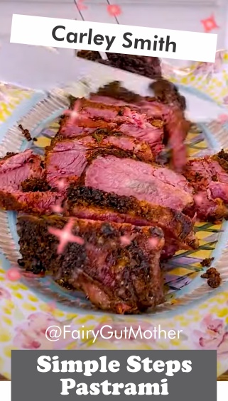 Simple Steps cooking, pastrami recipe, carley smith