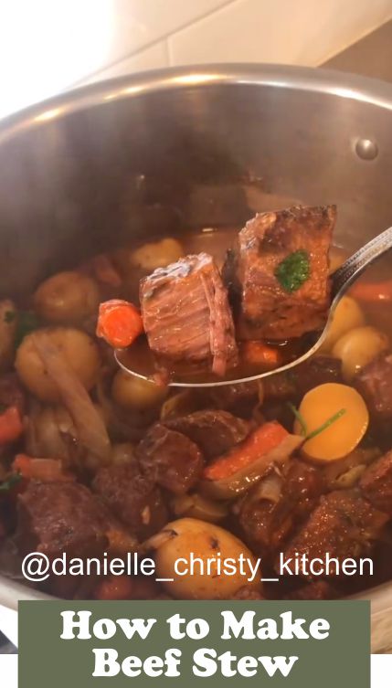 Danielle Christy, beef stew recipe