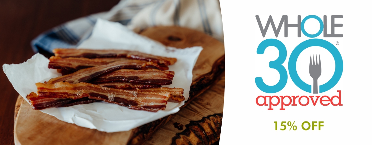 September Whole30, whole30 approved foods, all-natural food, sugar-free bacon