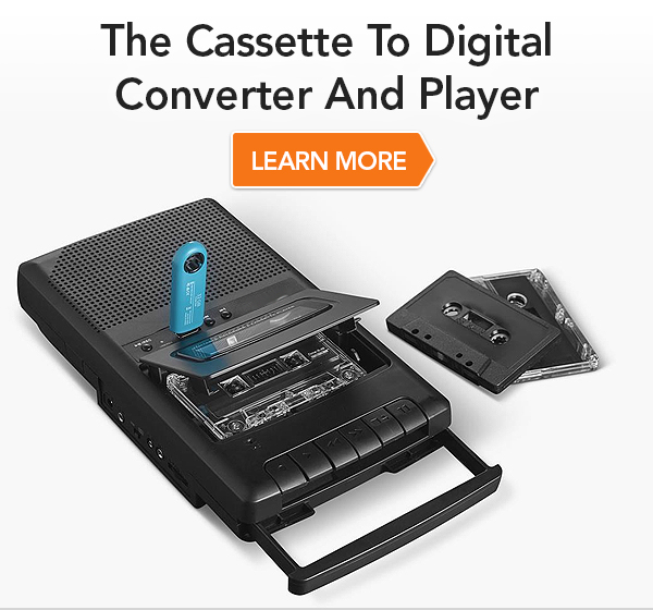 The Cassette To Digital Converter And Player Hammacher Schlemmer