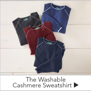 The Washable Cashmere Sweatshirt