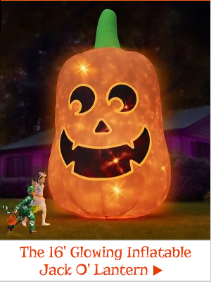 The 16' Glowing Inflatable Jack O' Lantern