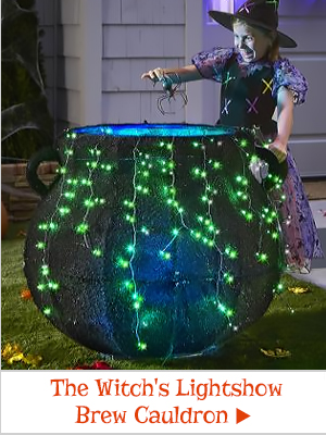 The Witch's Lightshow Brew Cauldron