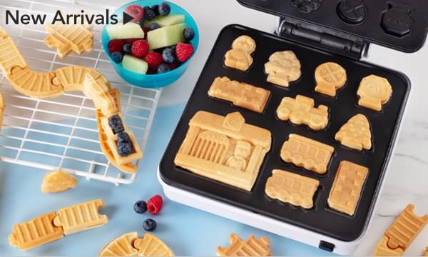 The Train Set Waffle Maker - Hammacher Schlemmer