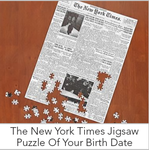 The New York Times Jigsaw Puzzle Of Your Birth Date (500 Piece)