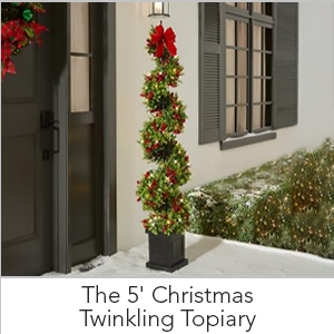 The 5' Christmas Twinkling Topiary