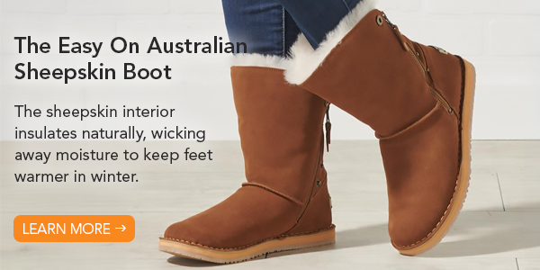 The Easy On Australian Sheepskin Boot