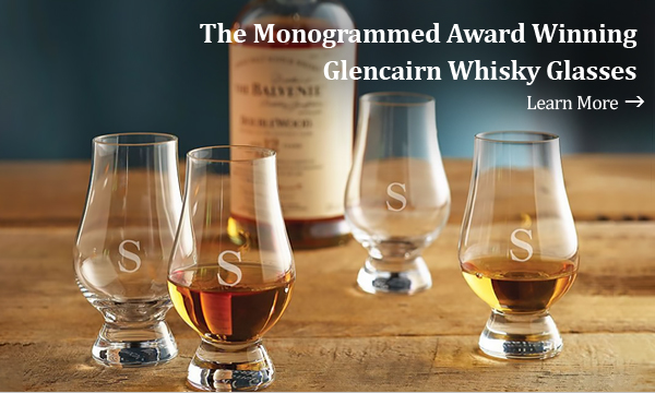 The Monogrammed Award Winning Glencairn Whisky Glasses