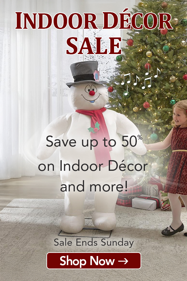 Indoor Decor Sale, Save up to 50% on Indoor Decor and more! Sale ends Sunday Shop Now