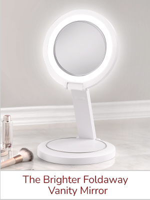 The Brighter Foldaway Vanity Mirror