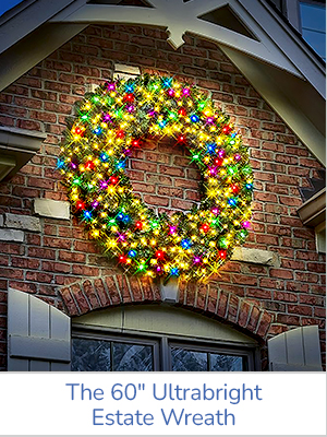 The 60'' Ultrabright Estate Wreath