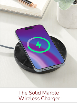 The Solid Marble Wireless Charger