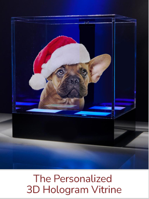 The Personalized 3D Hologram Vitrine