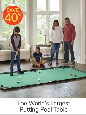 The World's Largest Putting Pool Table