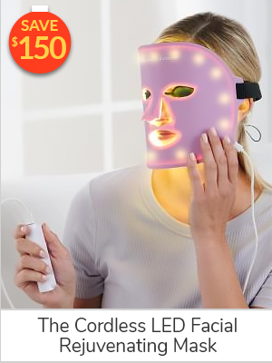 The Cordless LED Facial Rejuvenating Mask