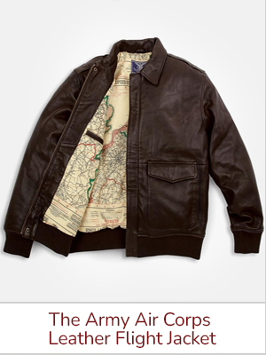 The Army Air Corps Leather Flight Jacket