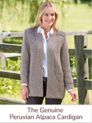 The Genuine Peruvian Alpaca Cardigan