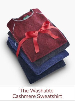 The Washable Cashmere Sweatshirt