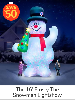 The 16' Frosty The Snowman Lightshow