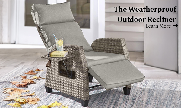 The Weatherproof Outdoor Recliner