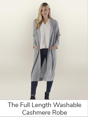 The Full Length Washable Cashmere Robe