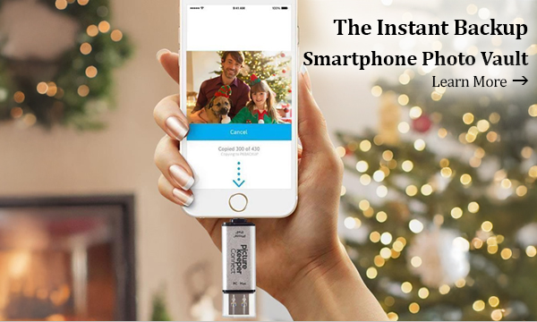 The Instant Backup Smartphone Photo Vault