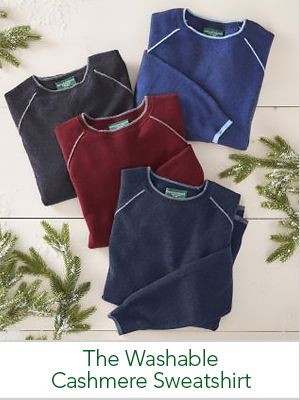 The Washable Cashmere Sweatshirt