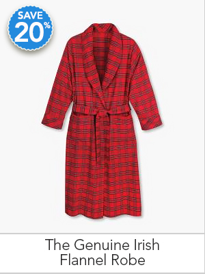 The Genuine Irish Flannel Robe