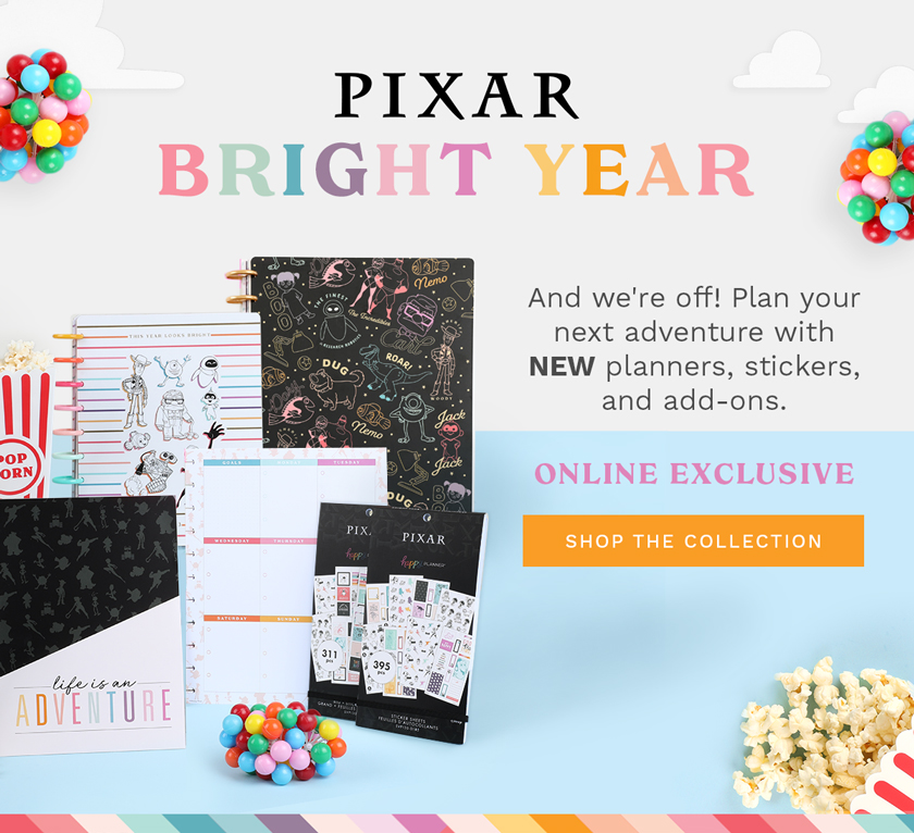 NEW Disney and Pixar Stickers and Planners - Happy Planner Fall 2022  Release 