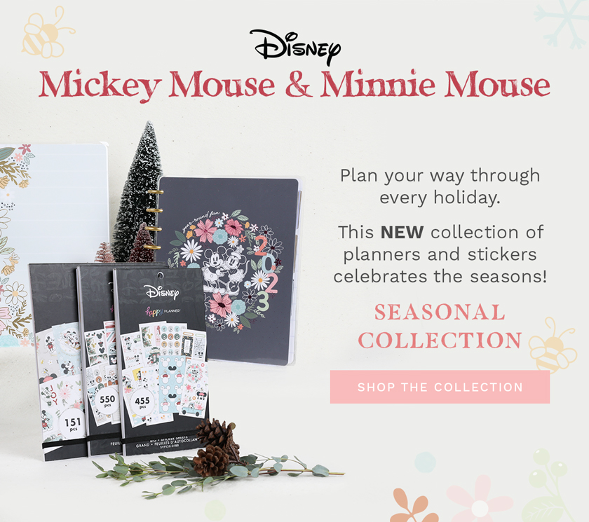 NEW Disney and Pixar Stickers and Planners - Happy Planner Fall 2022  Release 