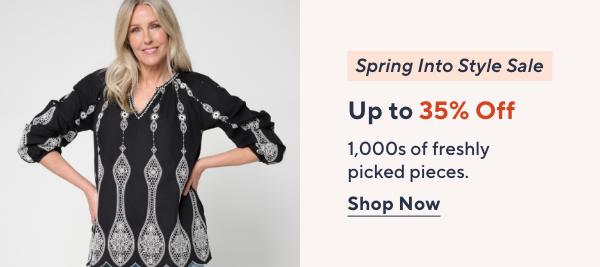 spring into style sale
