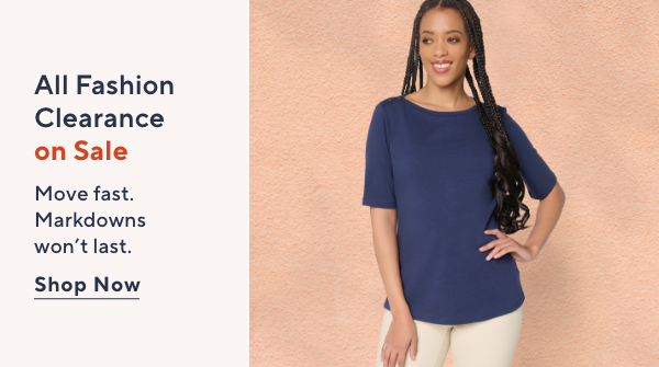 fashion clearance sale