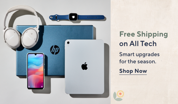 free shipping on tech