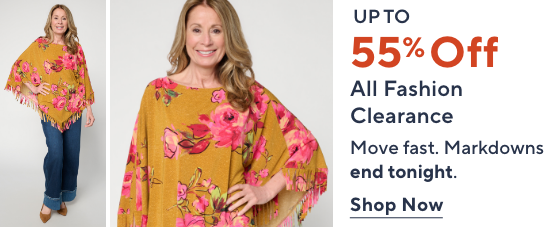 Up to 55% Off Fashion Clearance