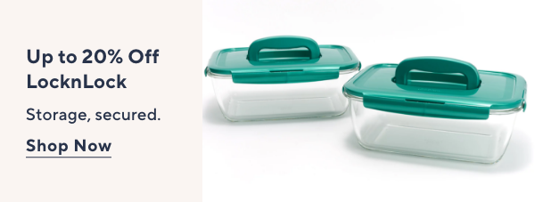 Up to 20% Off LocknLock