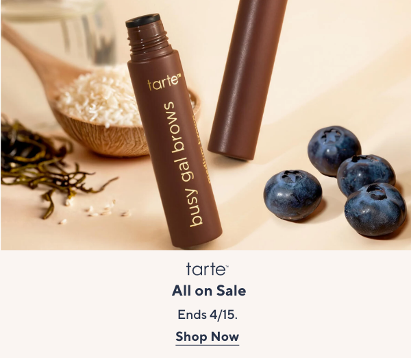 Tarte - All on Sale, ends 4/15