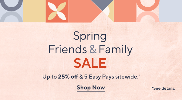 Up to 25% Off Sitewide