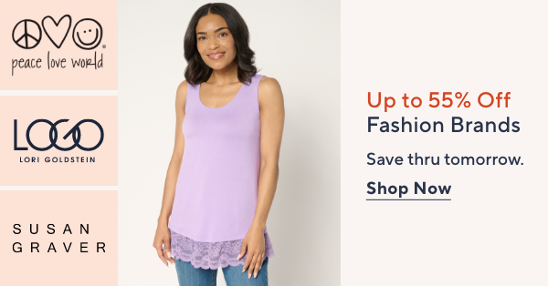 Up to 55% Off Fashion Brands