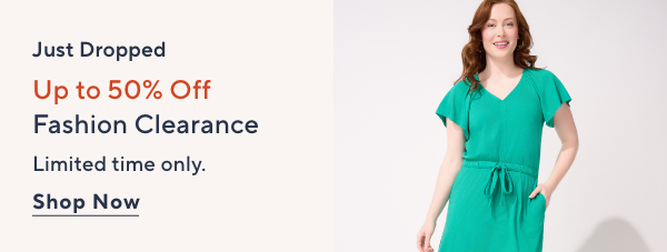 Up to 50% Off Fashion Clearance