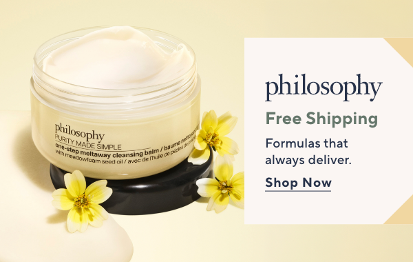 philosophy free shipping