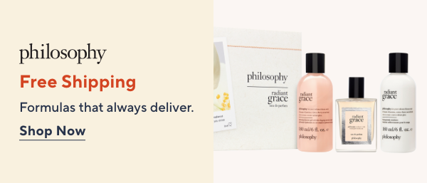 philosophy free shipping