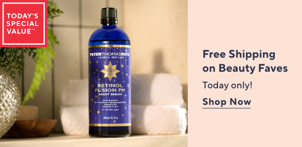 free shipping on beauty faves