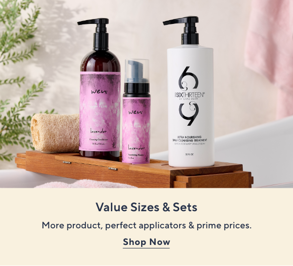 Value Sizes & Sets - Beauty Deals