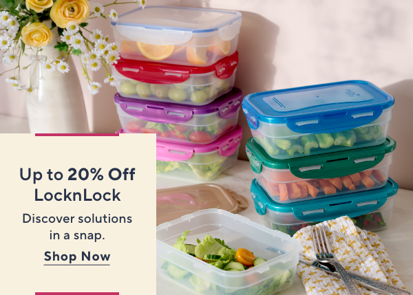 Up to 20% Off LocknLock