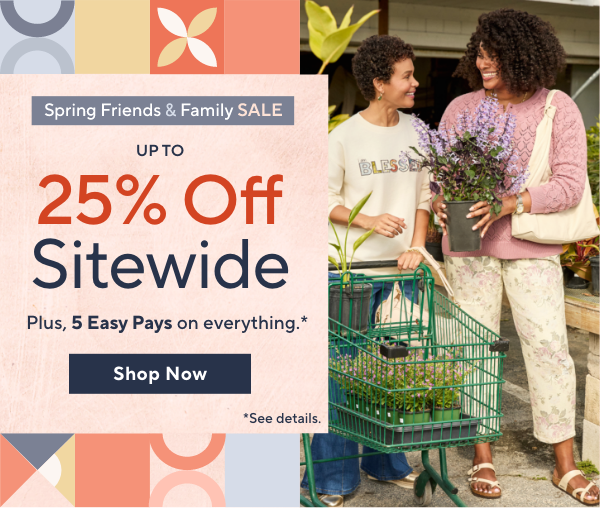 25% off sitewide