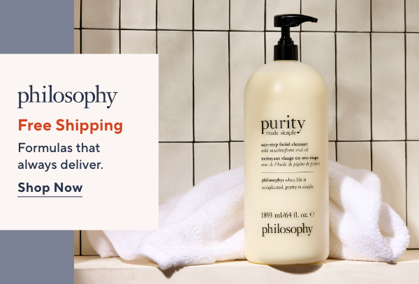 Philosophy Free Shipping