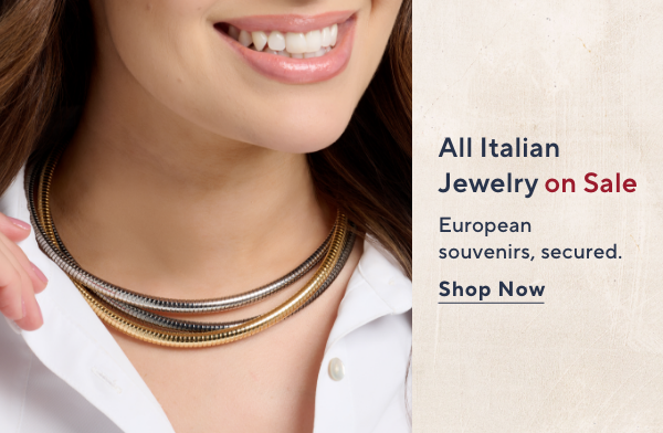 italian jewelry sale