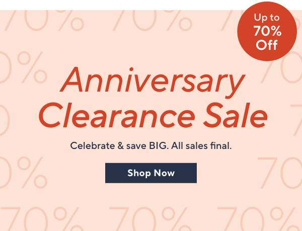 clearance sale