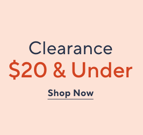 $20 and under