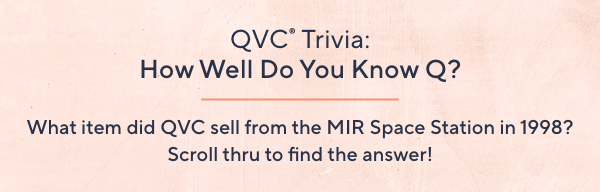 qvc trivia